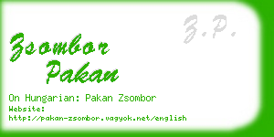 zsombor pakan business card